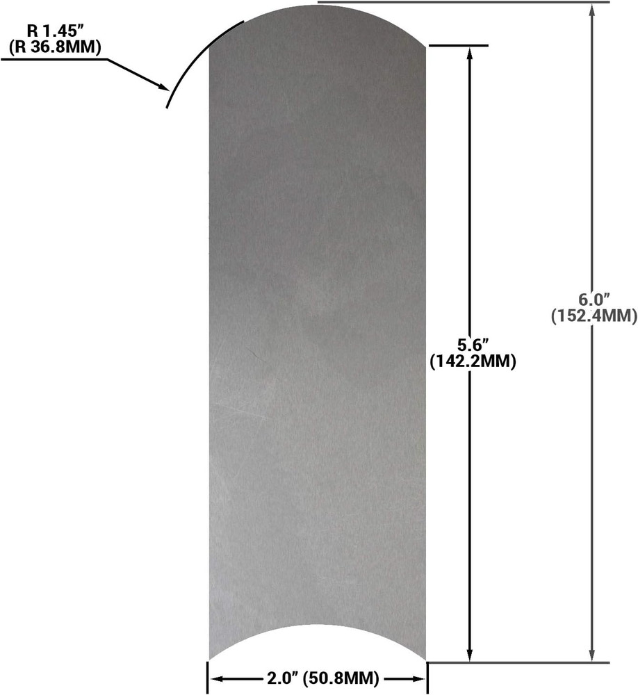 Cabinet Scraper Card Set - Curved 3Pc