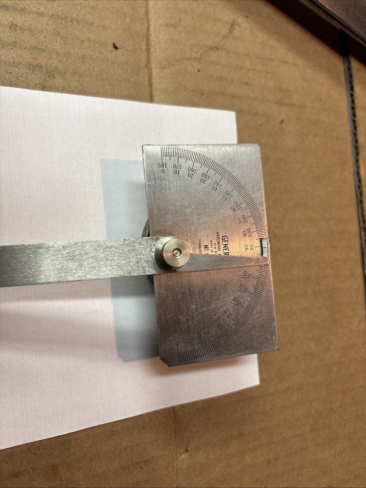 General Tools Angle Protractor #17 Stainless Steel