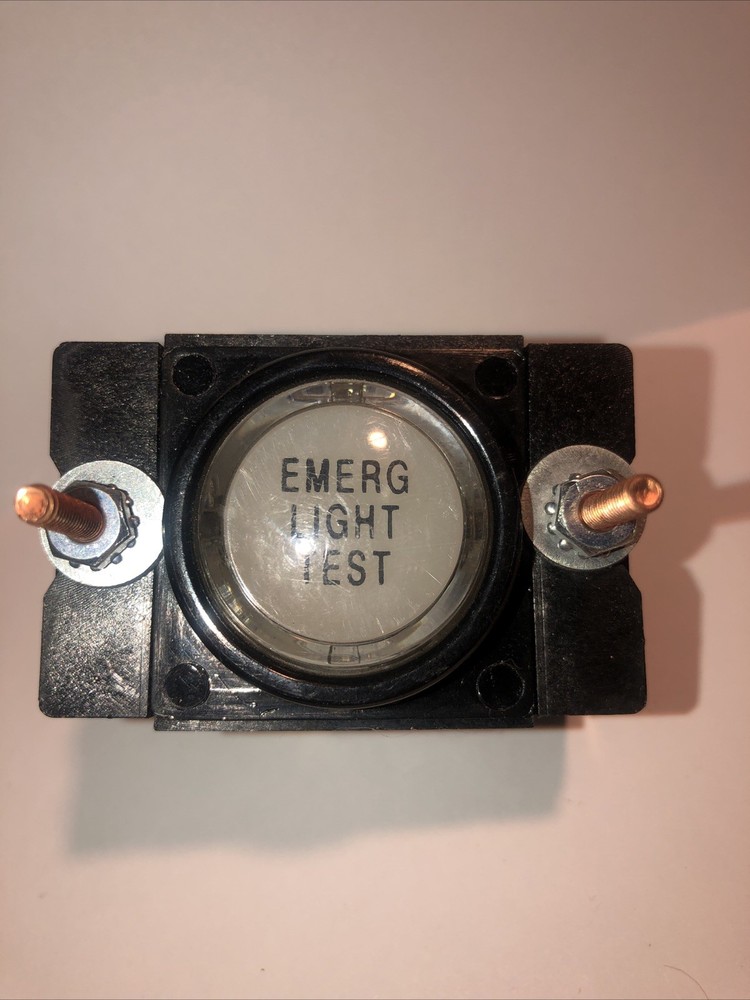 Elevator Emergency Light Test Button