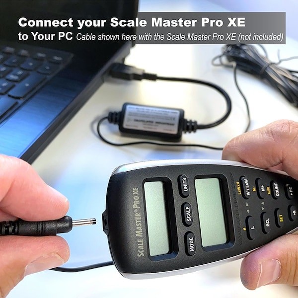 Calculated Industries 5006 Pc Interface Cable, 15 Ft.