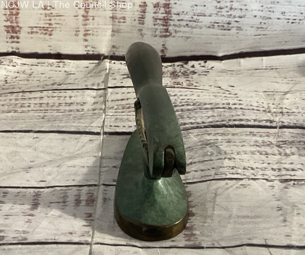 Vintage Table Top Made in Israel Nutcracker Brass