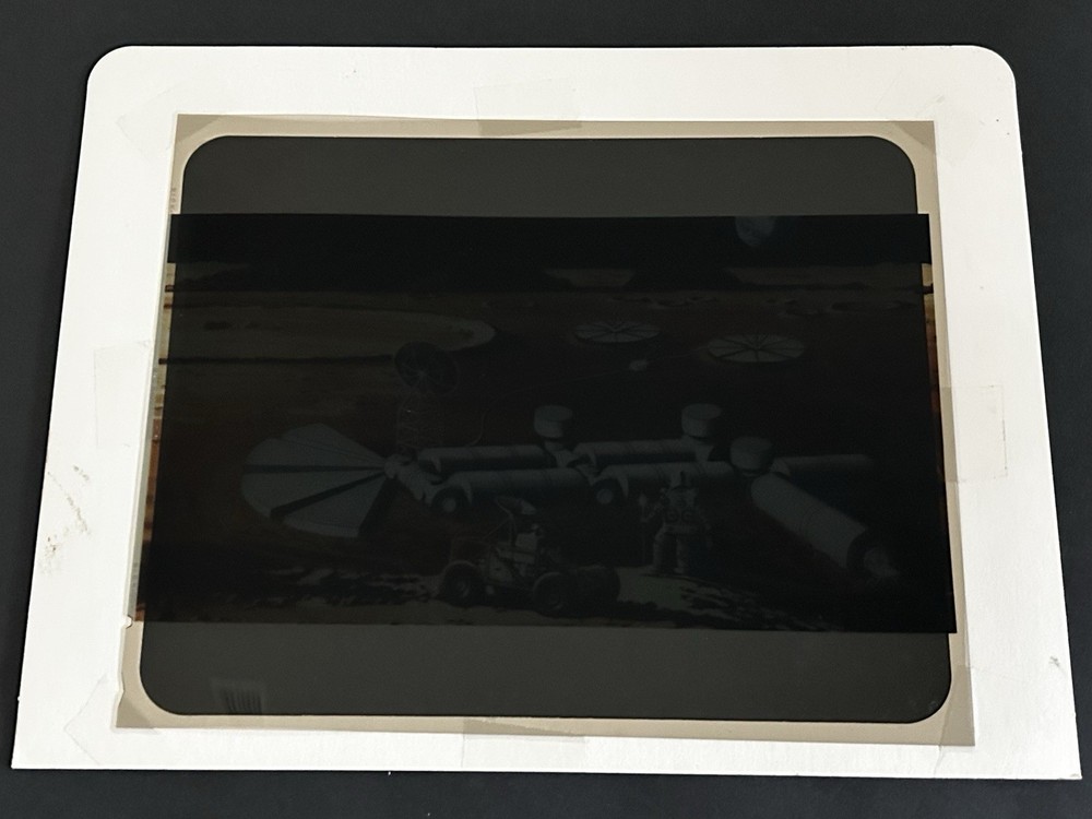 1988 NASA KSC Space Station Lunar Operations Concept Presentation Transparency