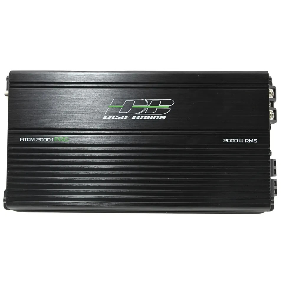 Deaf Bonce Apocalypse 2000W RMS 1-Ohm Class-D Monoblock Amplifier ATOM-2000.1PRO