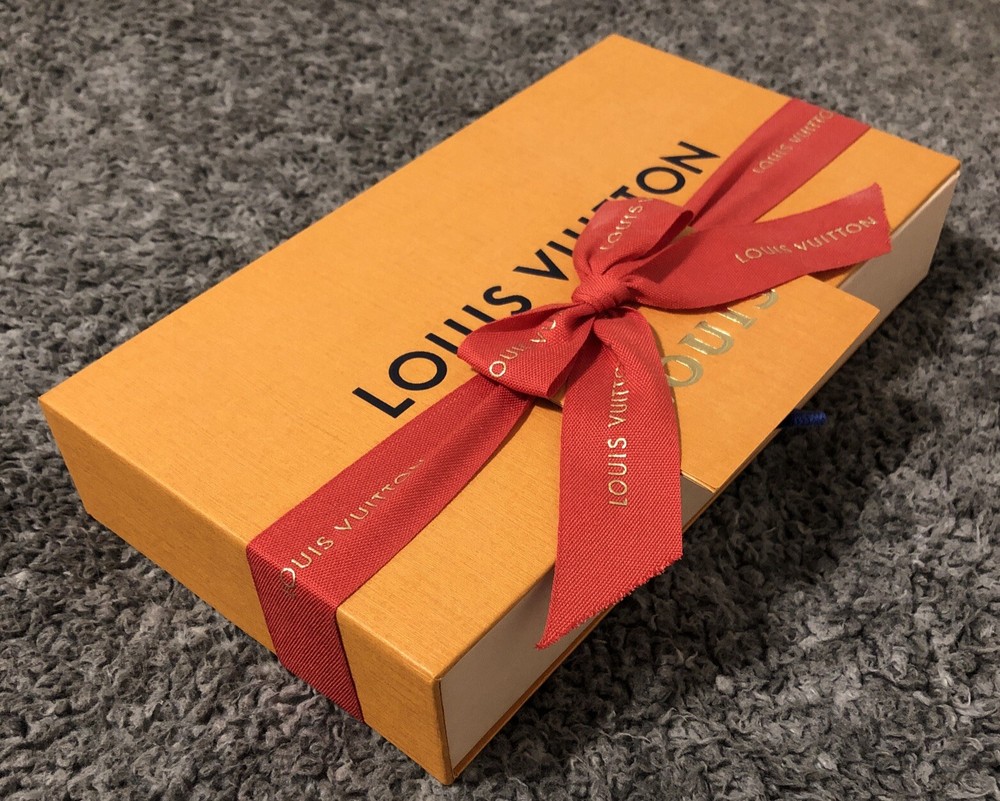 Louis Vuitton Authentic Small Drawer Storage Empty Box Slide 10”x 5.5”x 2” Bow