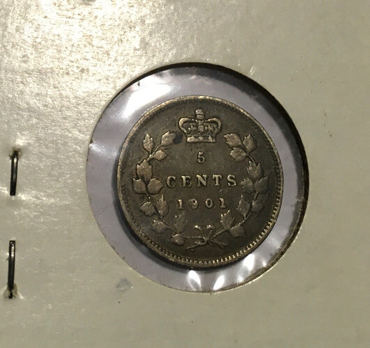 Canada 5c Silver 1901