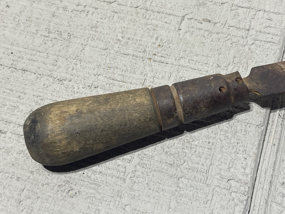 Round Wood Handle File 13” Long