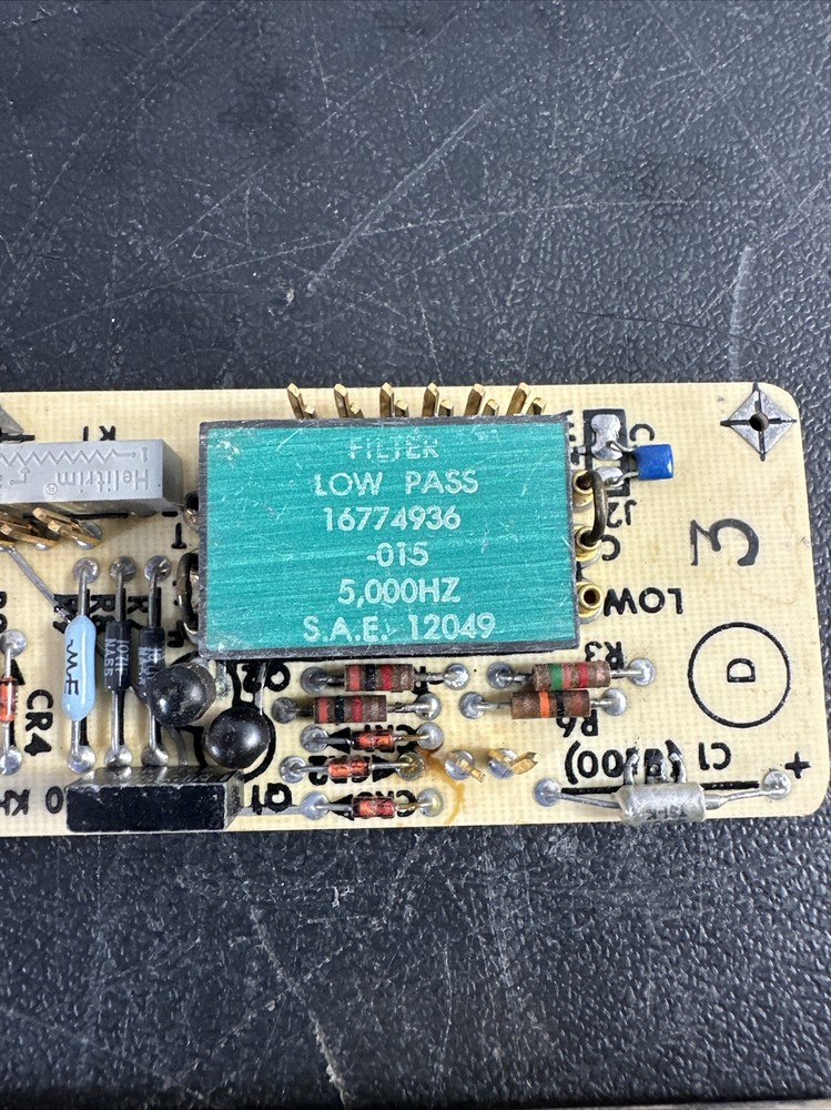 Filter Low Pass 16774936 -015 5000HZ . SAE 12049 (2total)