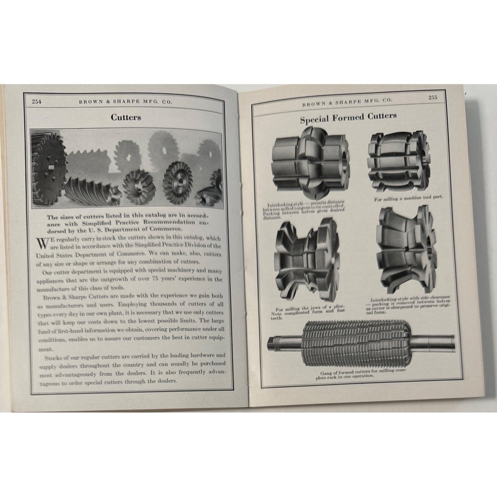 Brown & Sharpe 1938 Small Tools Catalog #33 Mechanic Tools Reference SC Vintage
