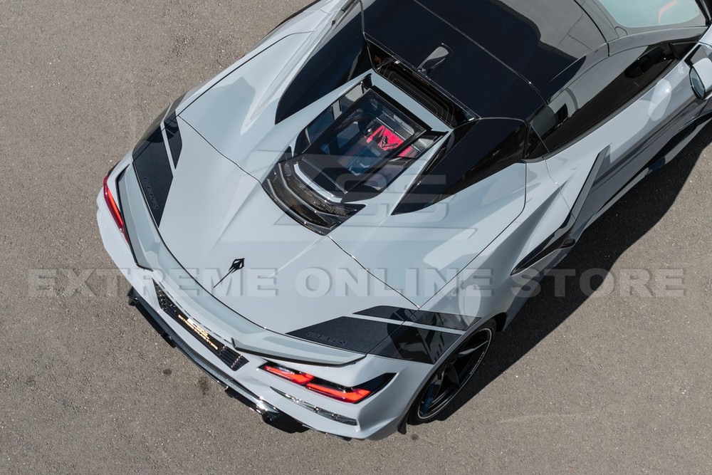 For 20-Up Corvette C8 Convertible Rear Hatch Upper HTC Tonneau Window Inserts