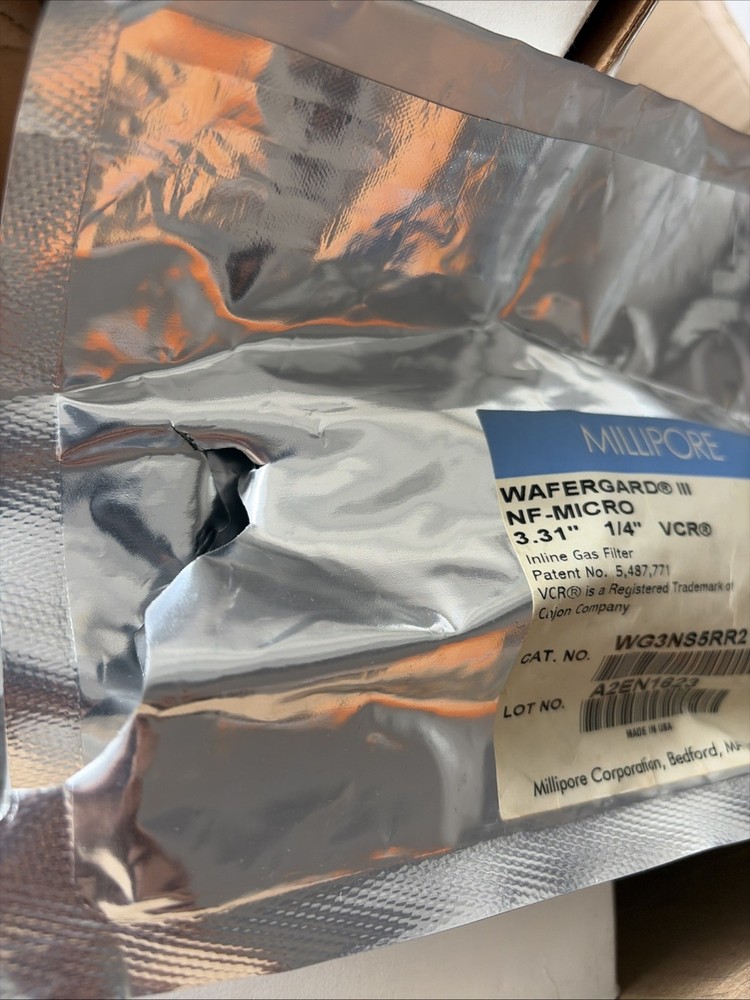 Millipore WG3NS5RR2 Inline Gas Filter