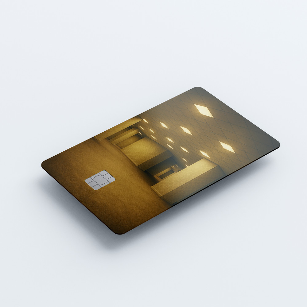 Backrooms Hallway Card Skin