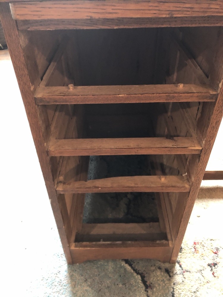 Antique Tiger Oak Desk