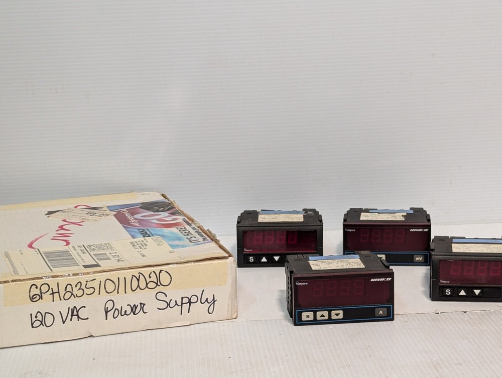 Simpson Electric Hawk II H 235-1-0110 Digital Panel Meter+Return