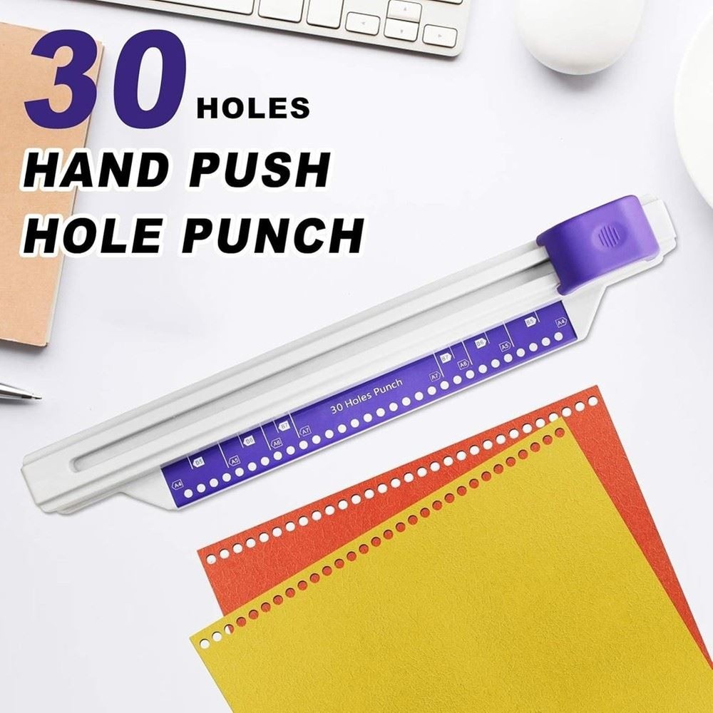 Hand Push Binder 30 Hole Binder Machine Coil Binder Home Desktop Binder