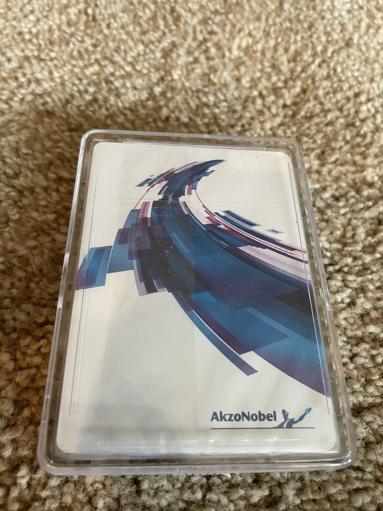 AkzoNobel playing cards sealed