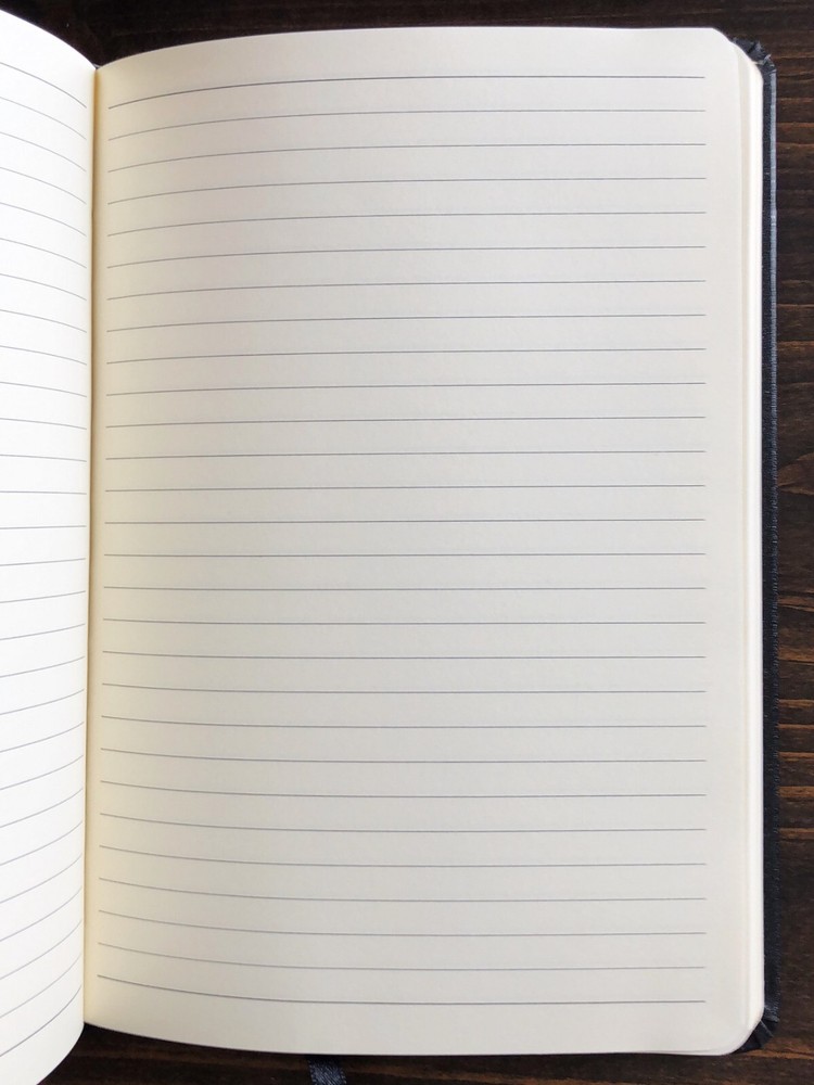 Black Extreme Networks Embossed Lined Journal with Elastic Band