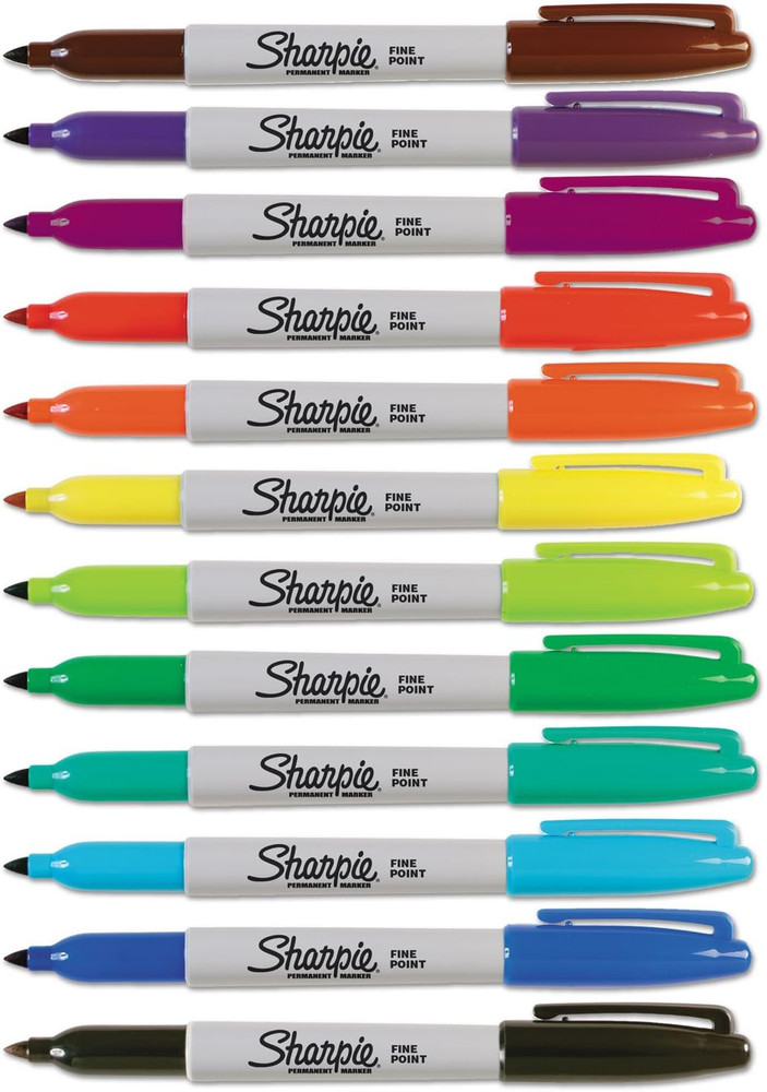 SHARPIE FINE12CT MARKER SET, Multicolor 12 Count