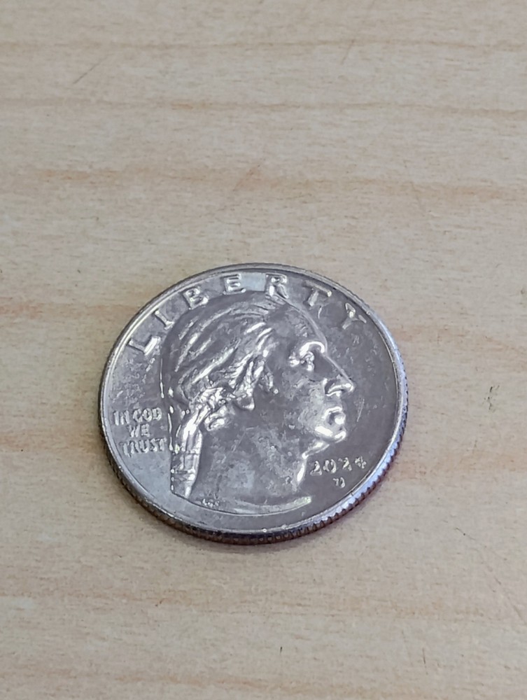 2024-D Hope Dr. Murray Washington 25cent Quarter Errors IN COD We Trust, P Error