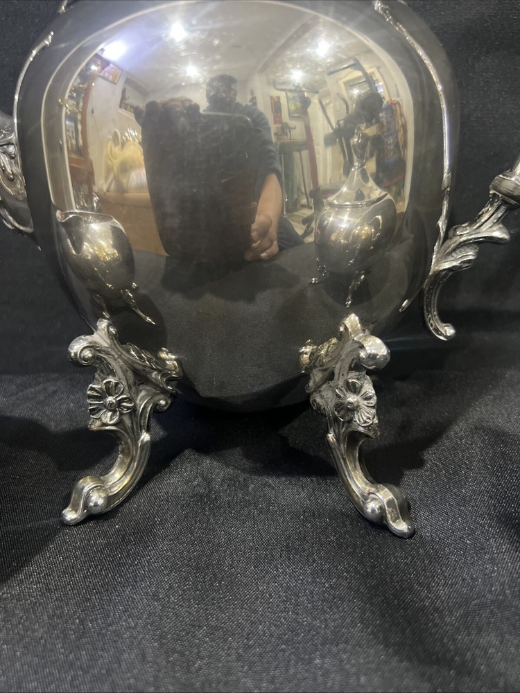 antique silver plated tea set