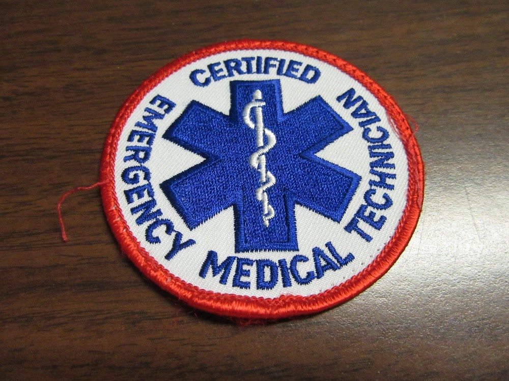 Certified Emergency Medical Technician Patch         QQ