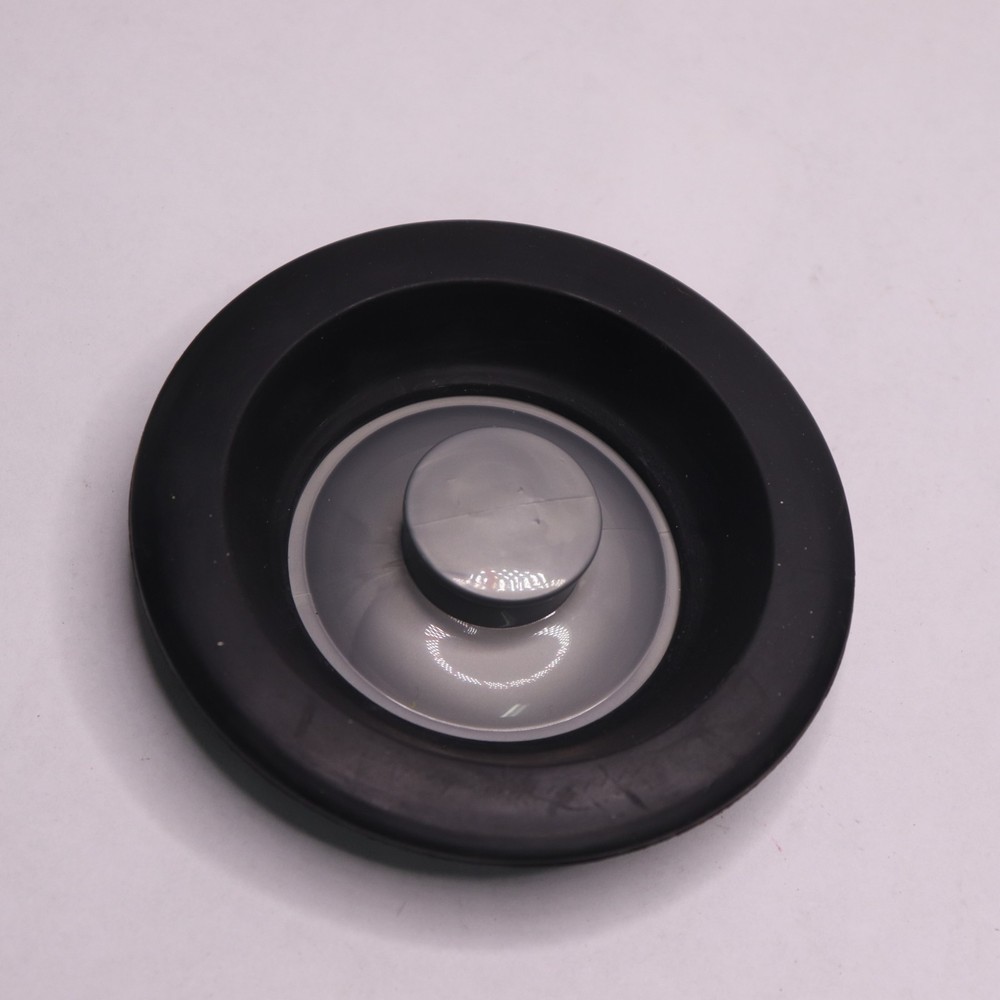 DANCO 4.125 in. Plastic Garbage Disposal Stopper in Black