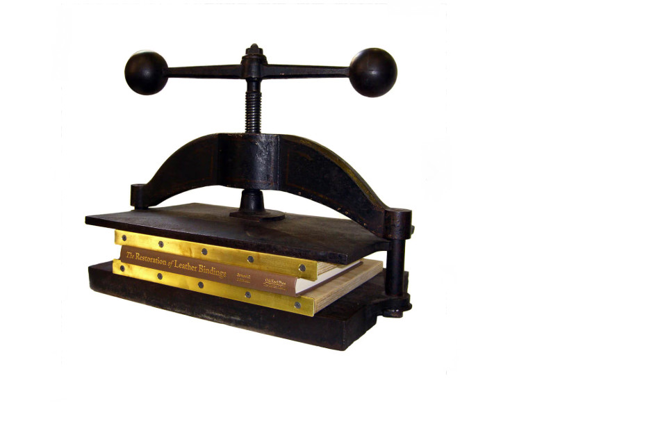 Brass Edged Bookbinding Boards Durable Tools for Professional Book Repair