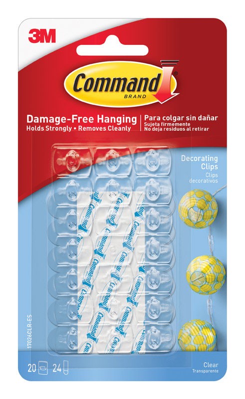 DECO CLIP CLR COMMAND (Pack of 1)