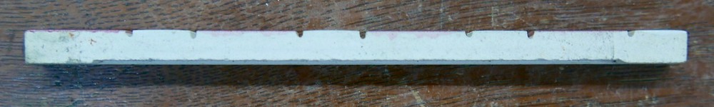 Tile Liner Maroon and White