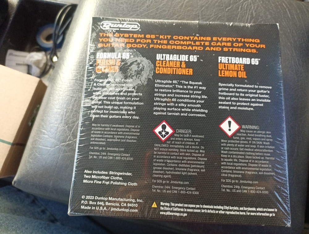 Dunlop Formula 65 Guitar Tech Kit