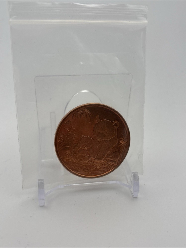 2012-TOKEN-MEDAL-PANDAS-.999 FINE COPPER