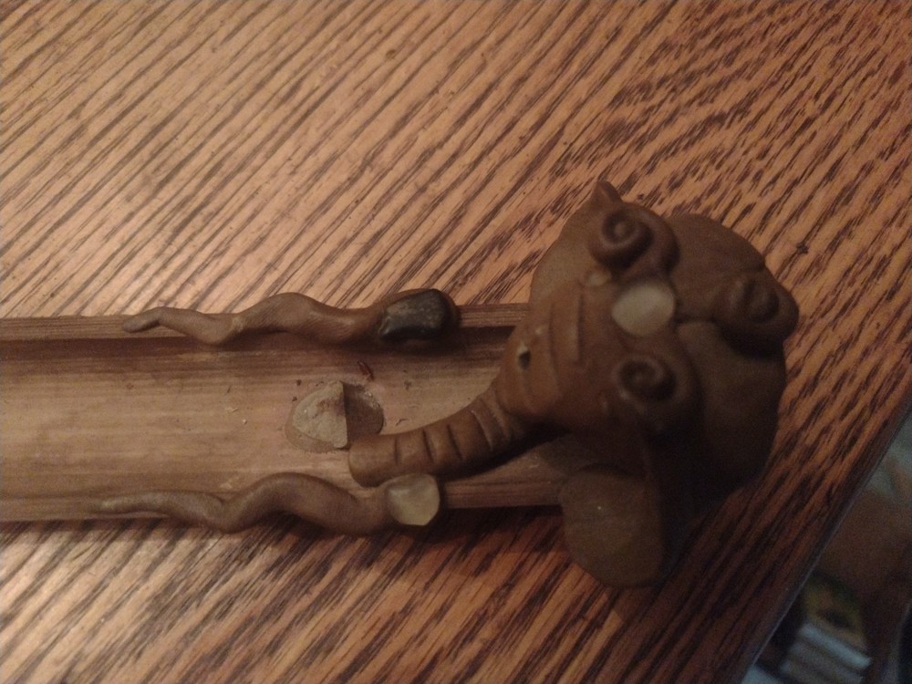 incense holder vintage wood