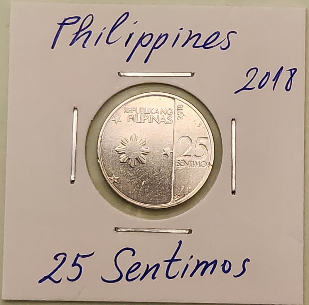 Philippines coin, 25 Cent, 2018
