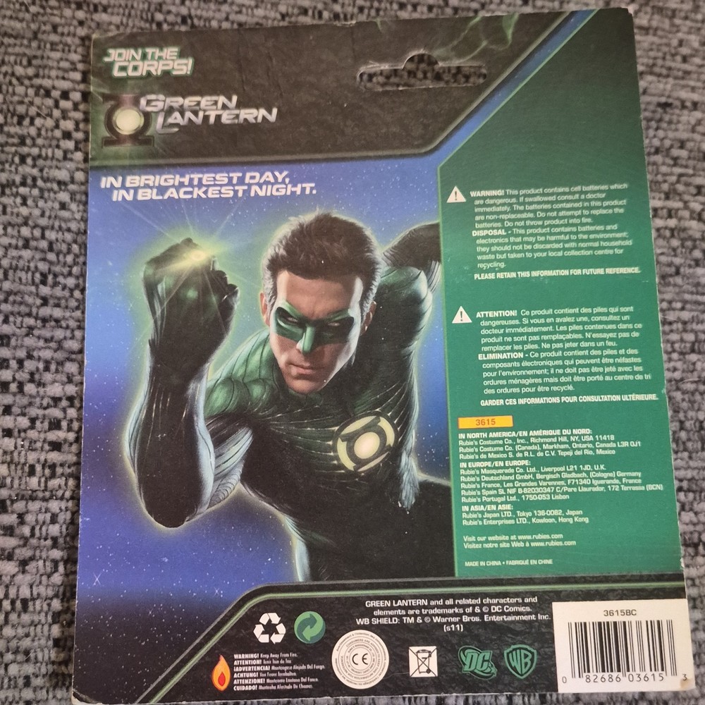 Green Lantern Child Light-Up Ring Costume Accessory