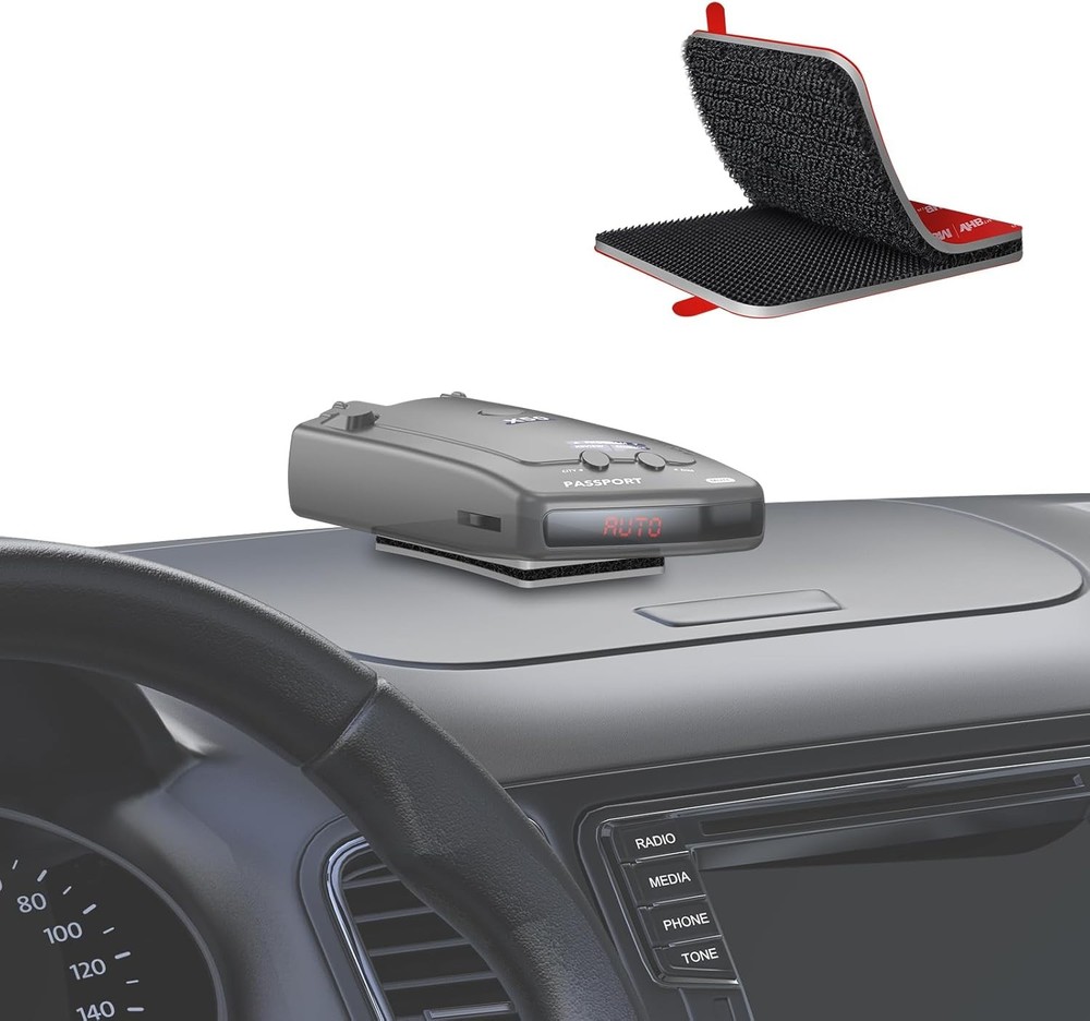 Radar Detector Dash Mount – Compatible with Cobra, Uniden, Escort & More Secure