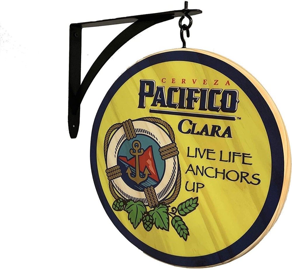 Pacifico Clara Double Sided Pub Sign