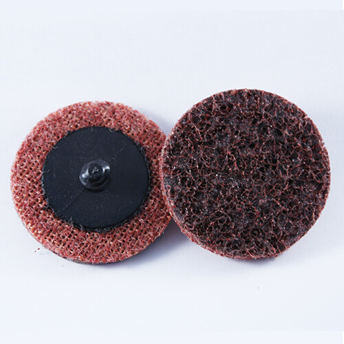 200 Pack - 2" Roloc Surface Conditioning Discs Medium Red Quick Change Prep Pads