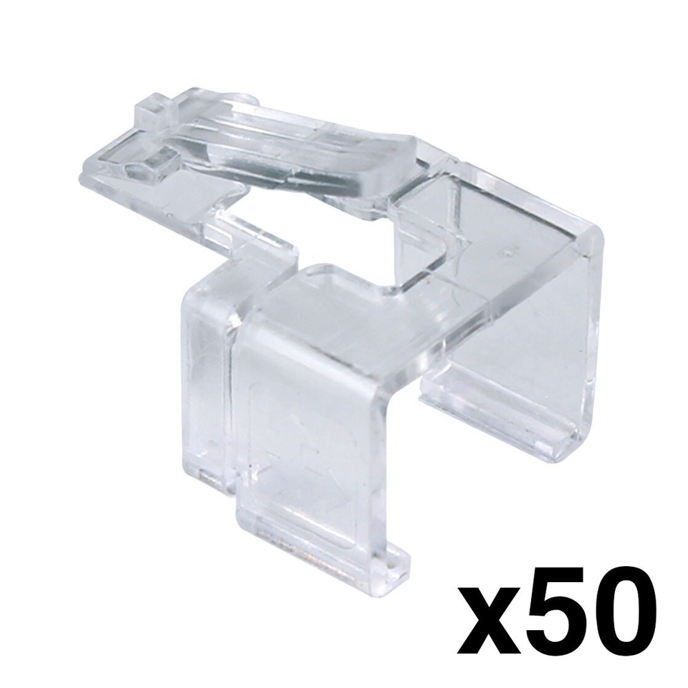 *OPEN BOX* Construct Pro RJ-45 Easy Plug Repair for Cat5e & Cat6 (50ct, Clear)