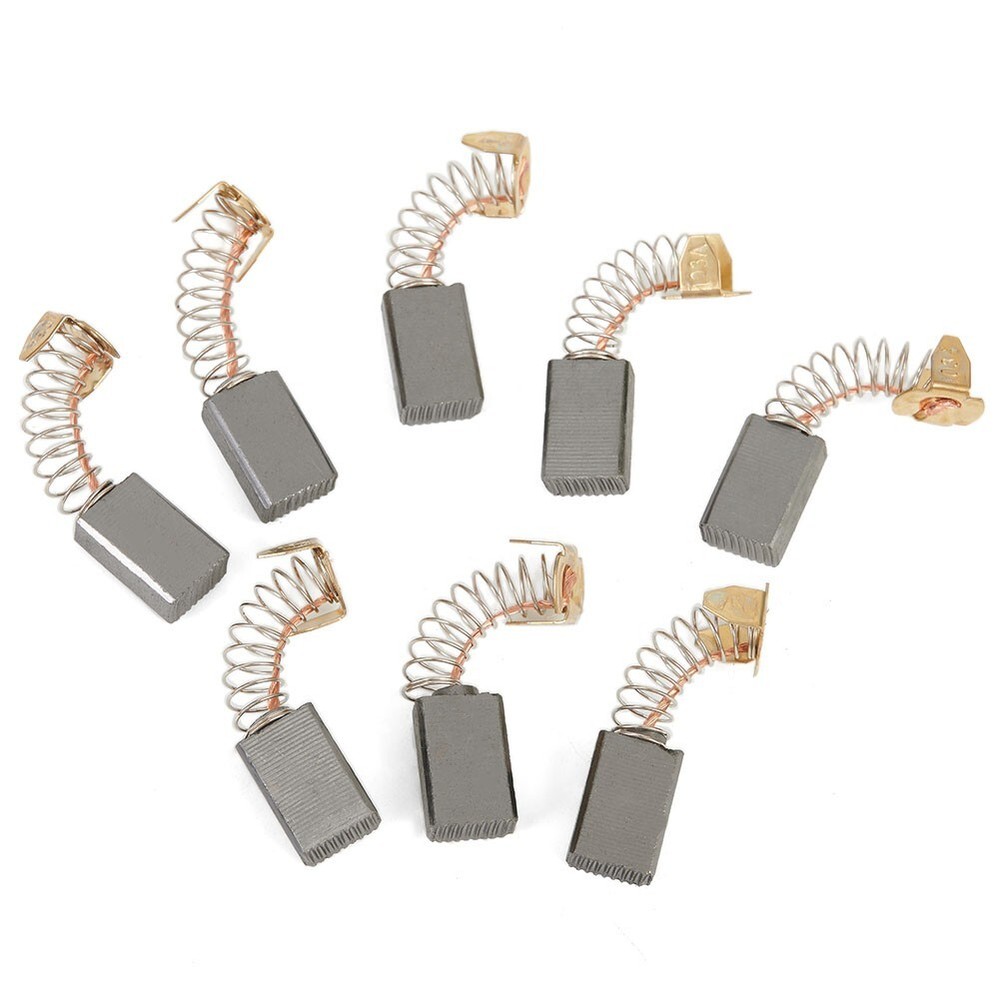 8Pcs Angle Grinder Motor Carbon Brushes Replacement Part For Power Tool New