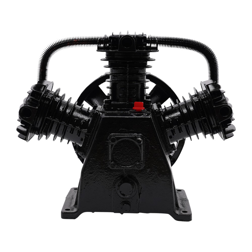 5-HP Single-Stage Inline-Twin Replacement Air Compressor Pump 3 3 Cylinder Head
