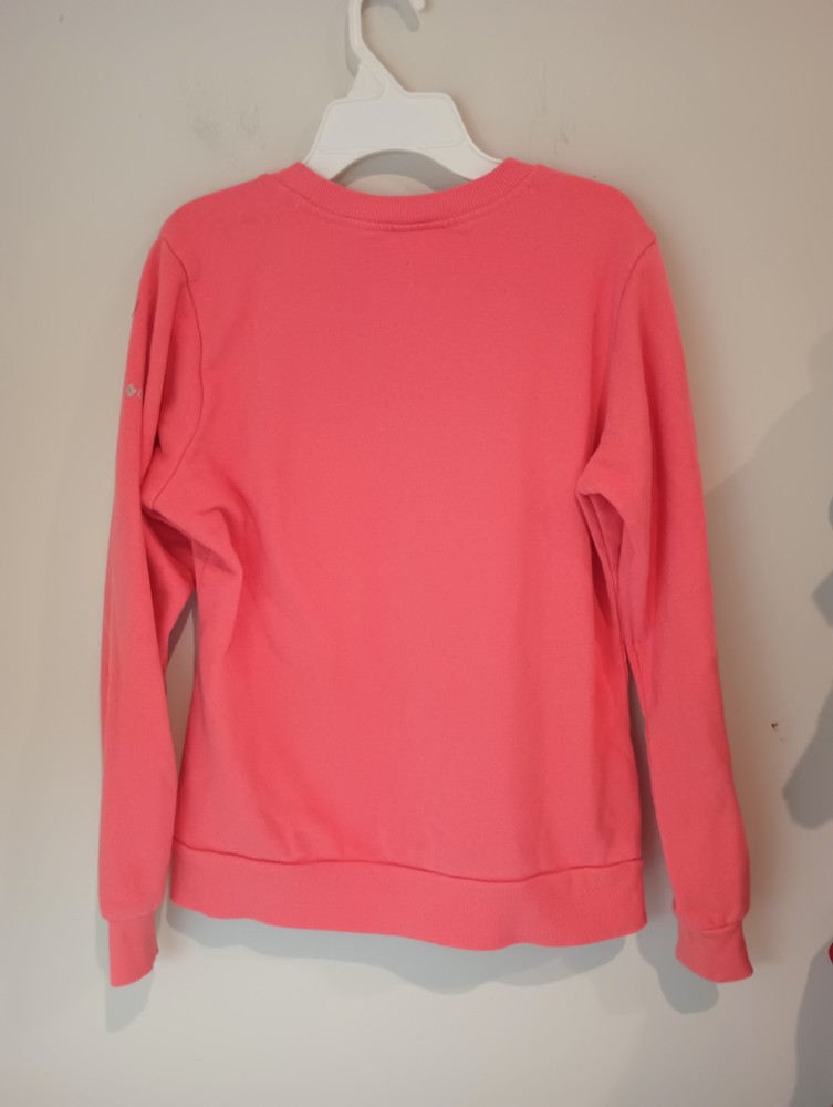 Columbia Crew Neck Red Long Sleeve Pullover Womens Sz Medium