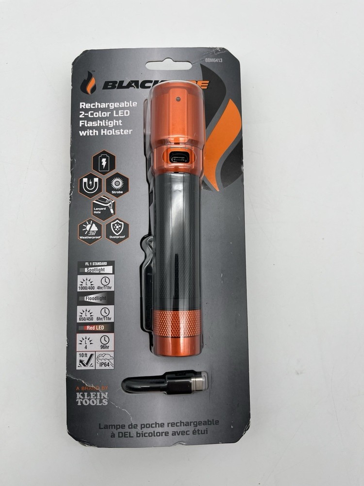 Blackfire - Klein Tools Outdoors - Rechargeable 2-Color LED Weatherproof