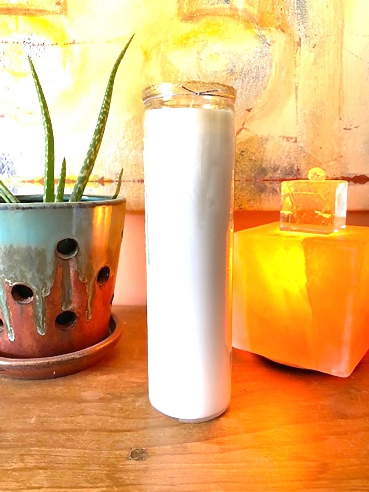 Black Madonna 7 Day White Devotional Candle