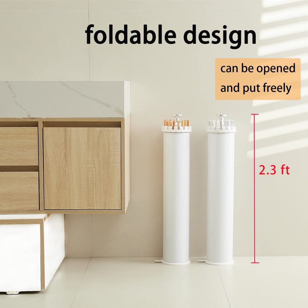 Tripod Clothes Drying Rack, Garment Rack Portable and Foldable Space Saving L...