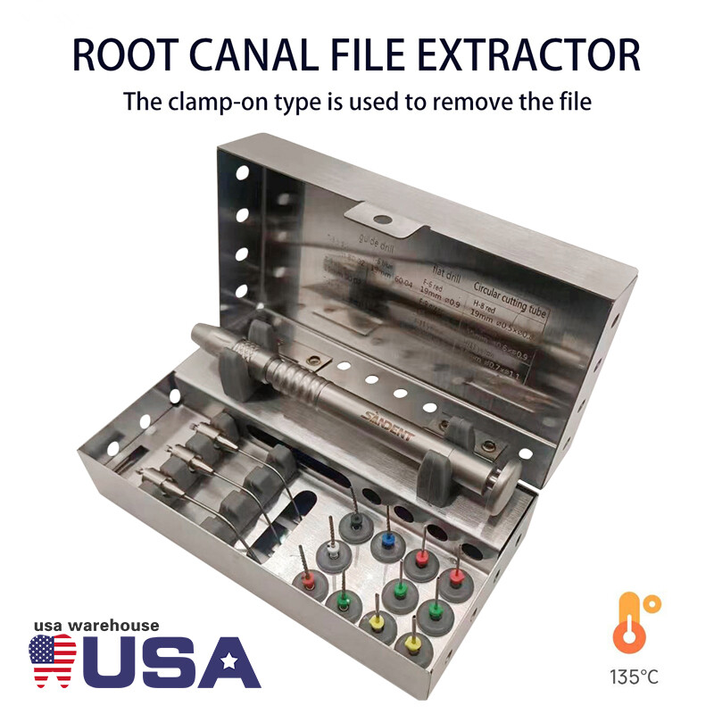 Dental Root Canal File Extractor Endo Broken Files Removal System Holder Tools