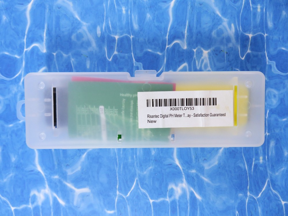 Risantec Digital PH Meter Tester Model pH-02 In Storage Case For Pool Spa New