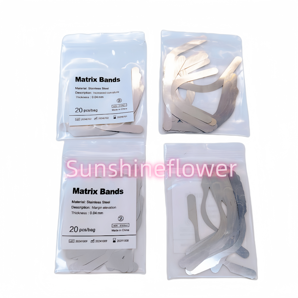 Dental Matrix Bands Universal Tofflemire Margin Elevation/Large Curvature Matrix
