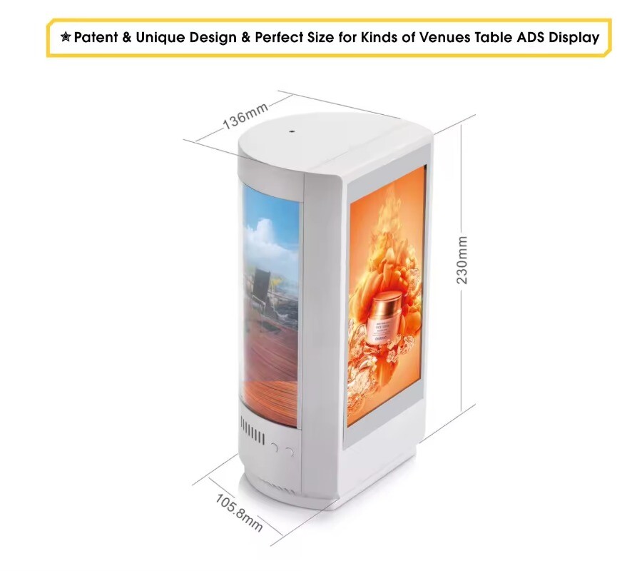 Hot Sale WIFI and Cloud Server Function 7inch Digital Signage Table Talker
