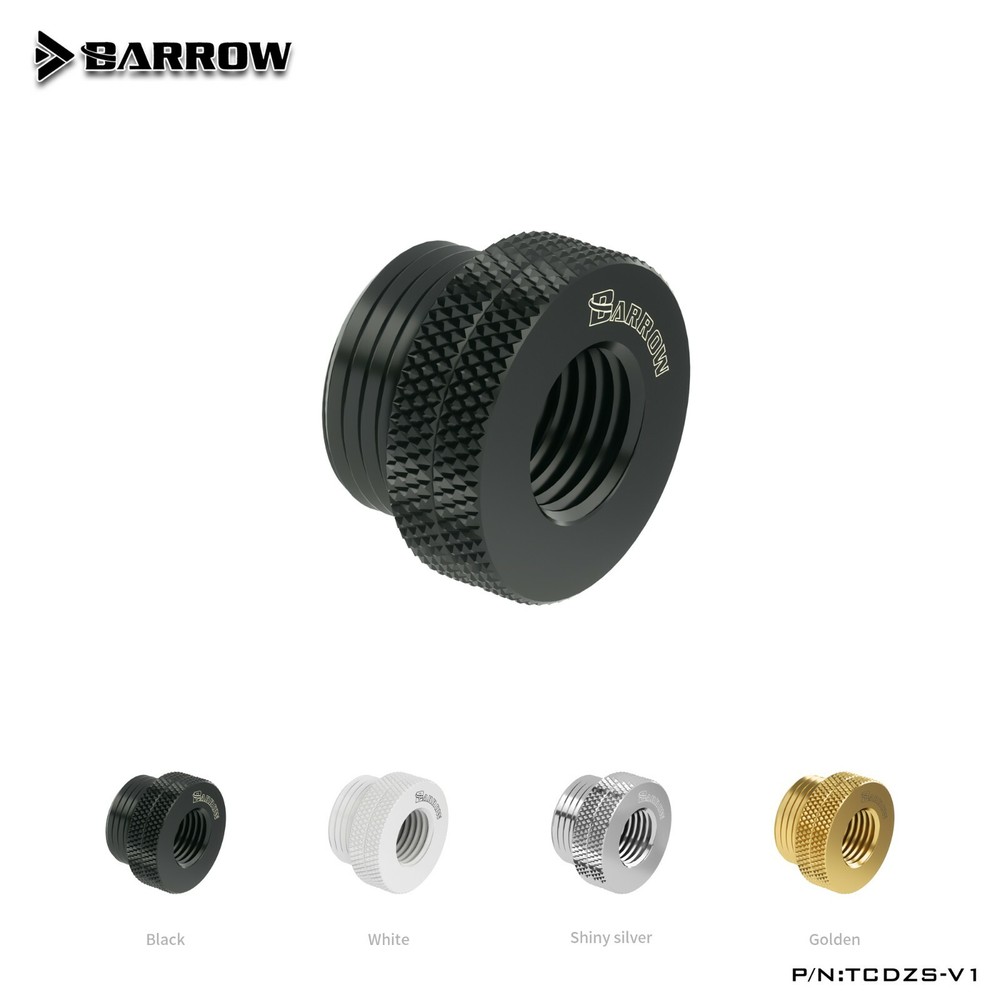 Barrow G1/4" Thread Wear Plate Bulkhead Pass Through Fitting Top Injection