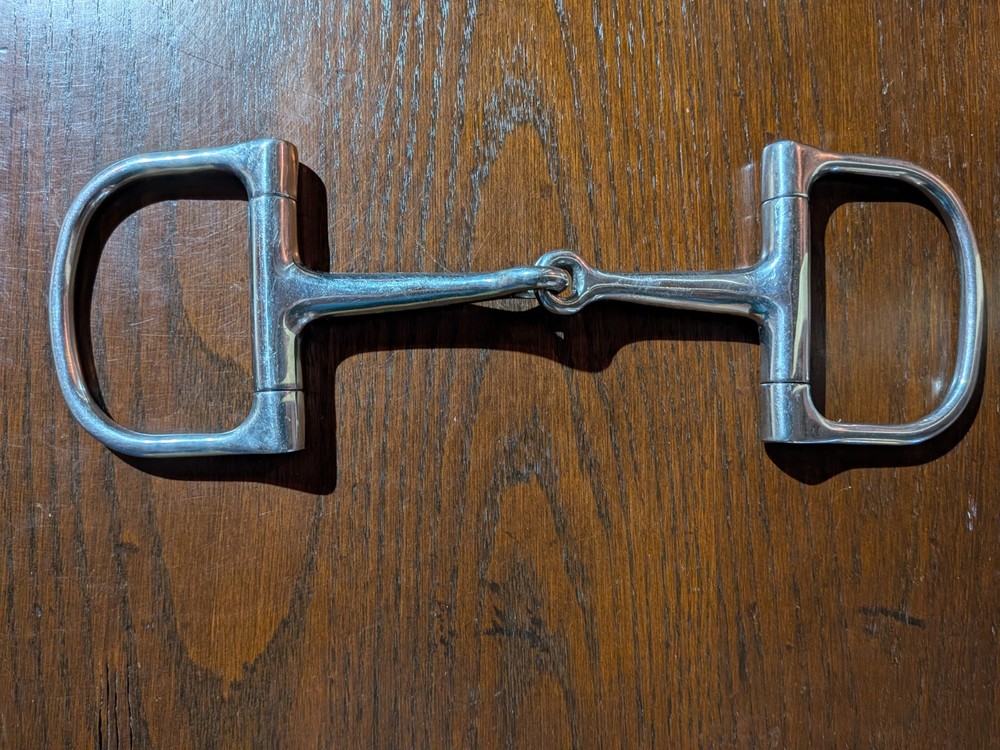Korsteel Dee Ring Snaffle Bit - Size 4 1/2"