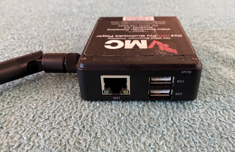 VMC DV4 HD5 Micro PRO Multimedia Player T4-E2 by Video Messenger Co.